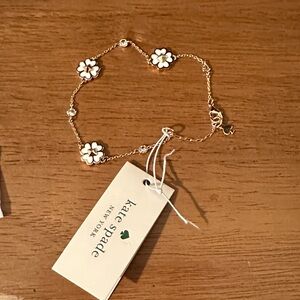 Kate Spade Spades & Studs Bracelet in White